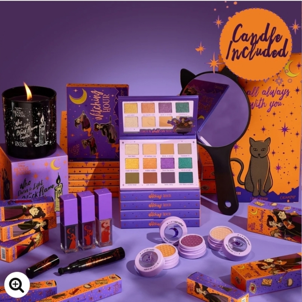 Colourpop Hocus Pocus Coven Crew FULL SET without candle